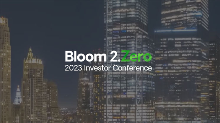 Bloom Energy Investor Conference 2023