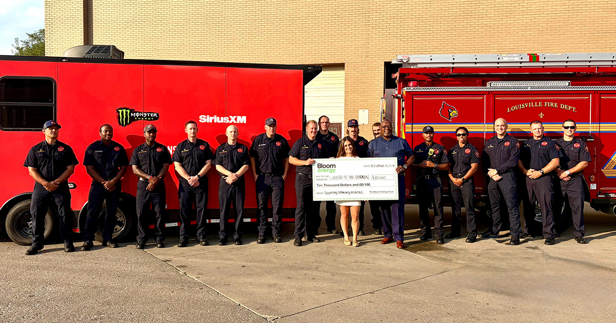 Bloom Energy Honors Louisville First Responders During ESPN College Football Campus Tour