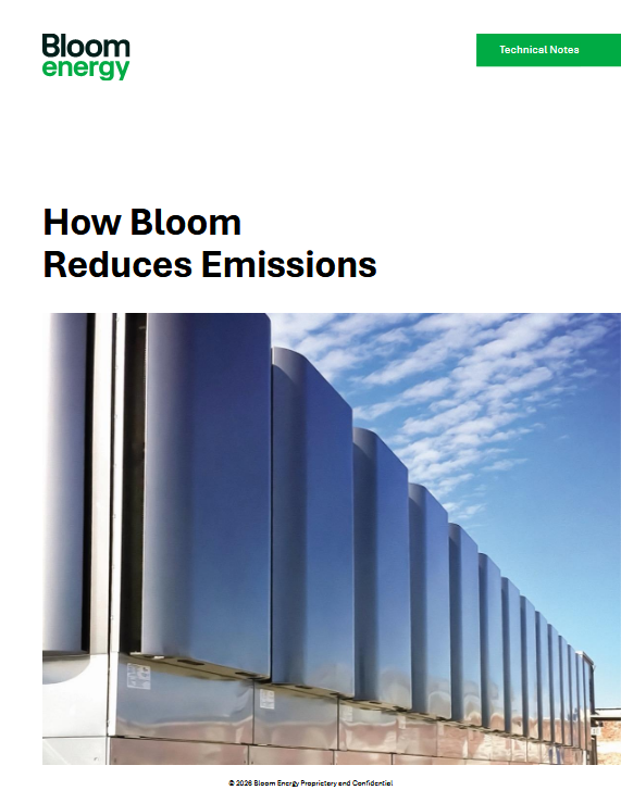 How Bloom Reduces Emissions Technical Note
