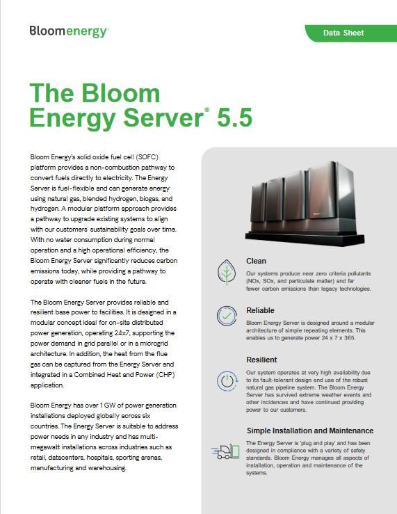 Bloom Energy Server