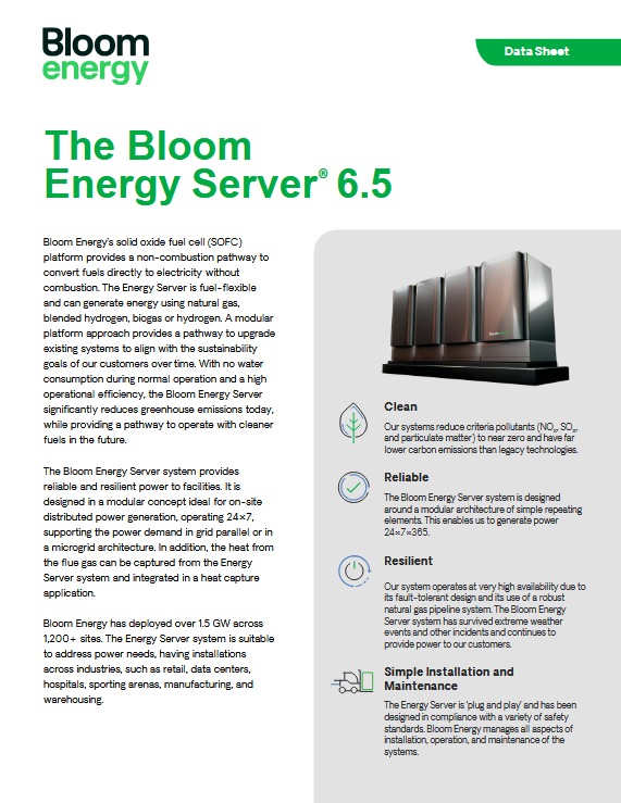 Bloom Energy Server