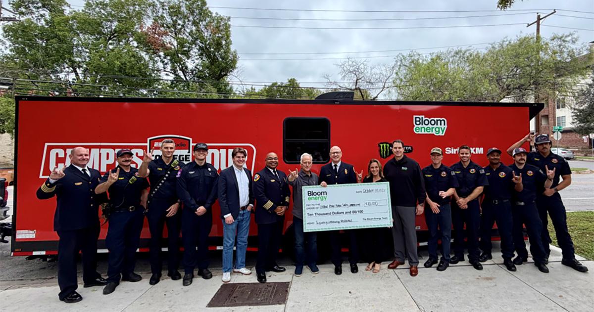 Bloom Energy Supports Central Texas First Responders Ahead of Florida-Texas Matchup